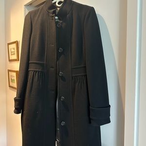 J crew double cloth wool coat, size 8